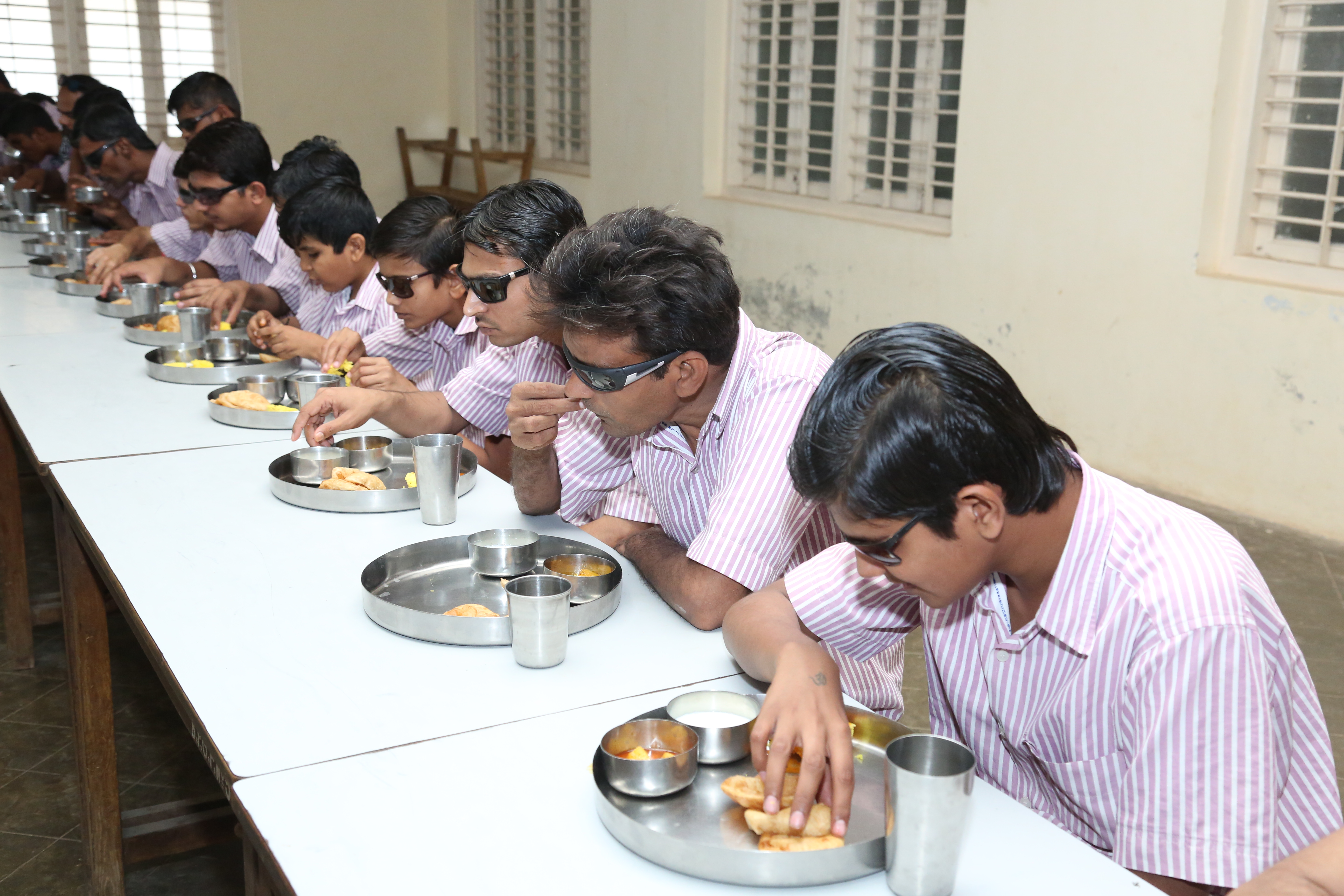 Food for Blind Students